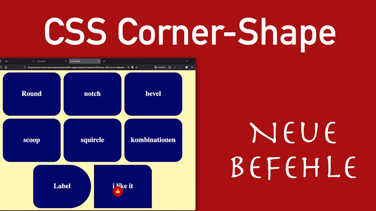Neues CSS Feature 2026: Alles über corner-shape
