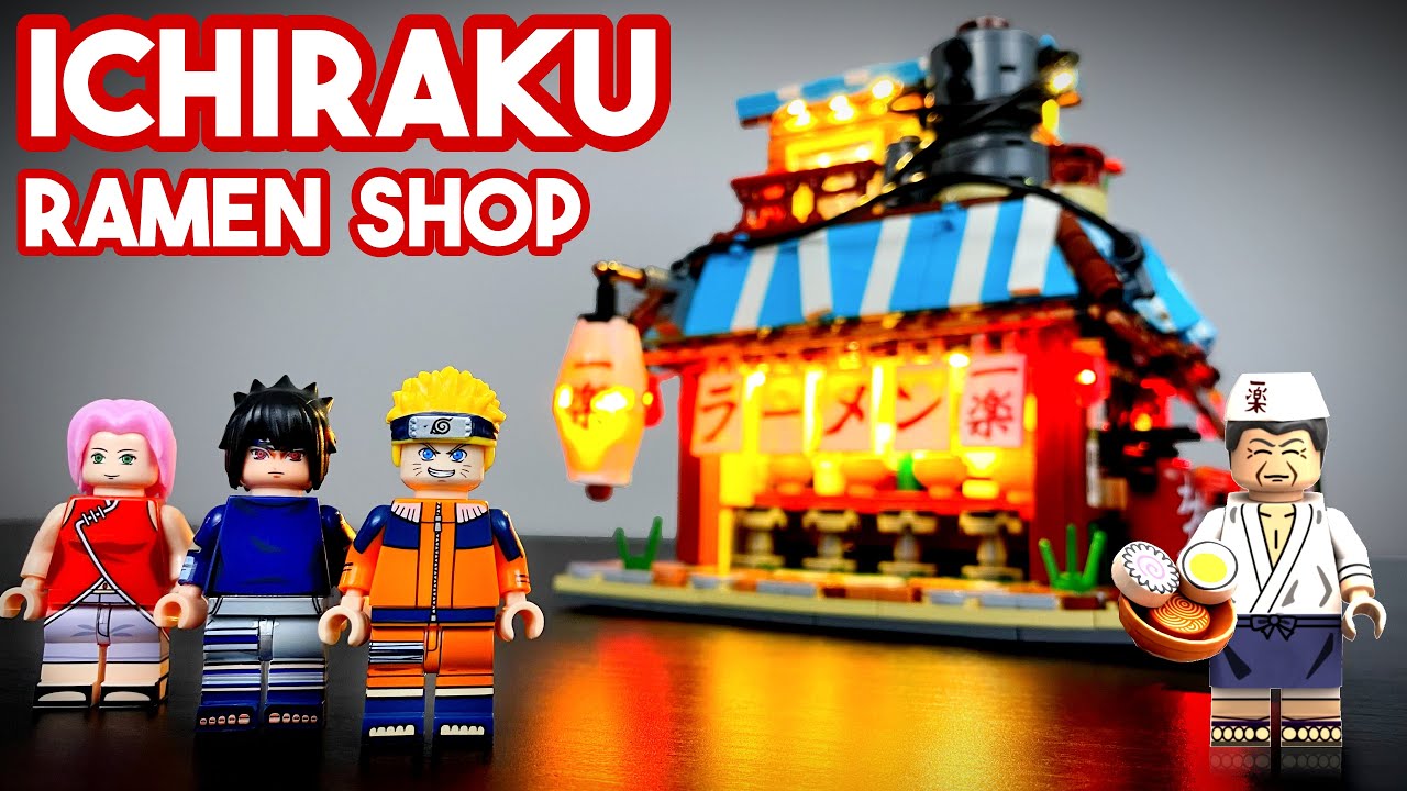 I Built 🍜 Ichiraku's Ramen Shop out of LEGO l 🍥 Naruto l Unboxing