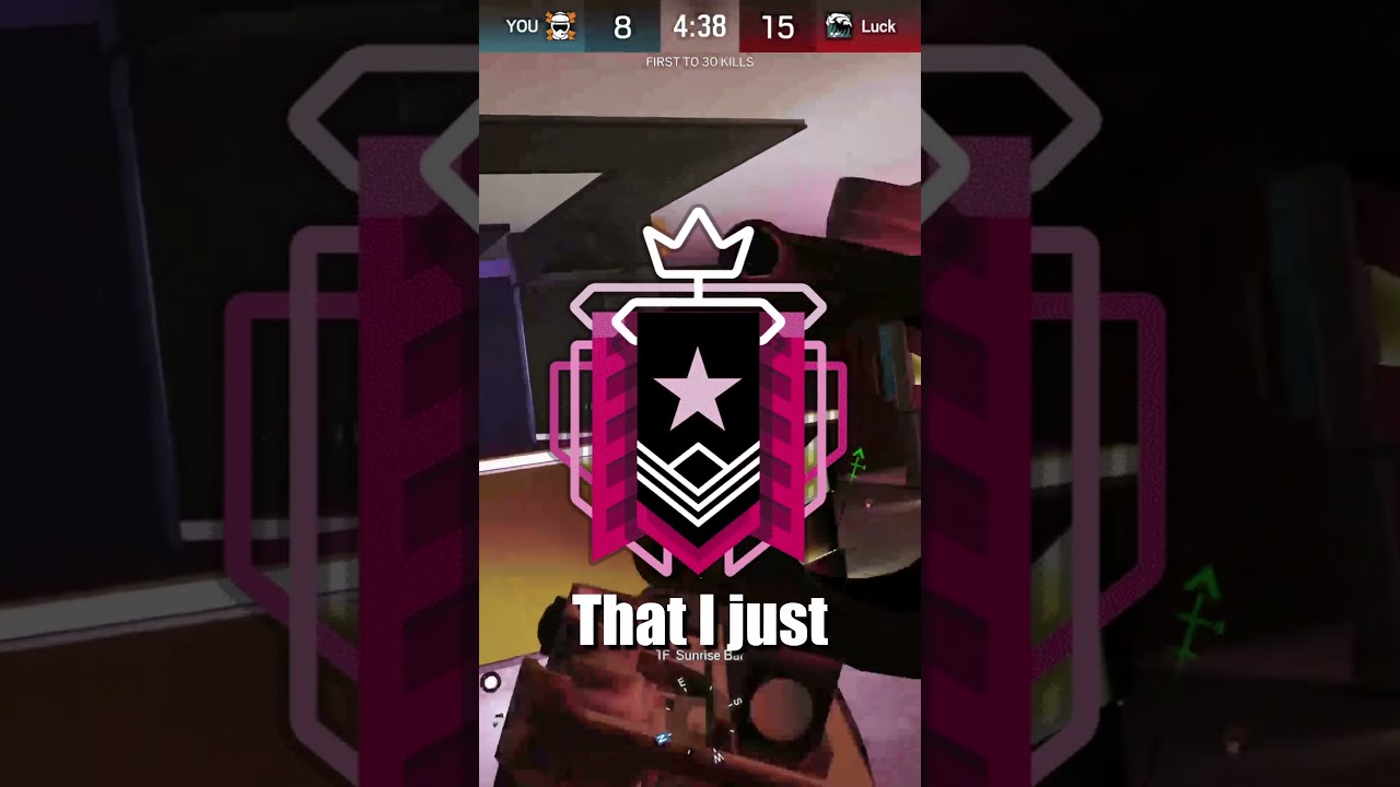 Diamond is better than champ trust #savesiege #r6 #siege #r6siege