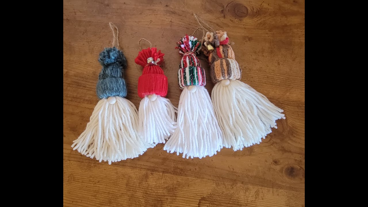 DIY Christmas Gnome yarn ornaments what works and what doesn't?