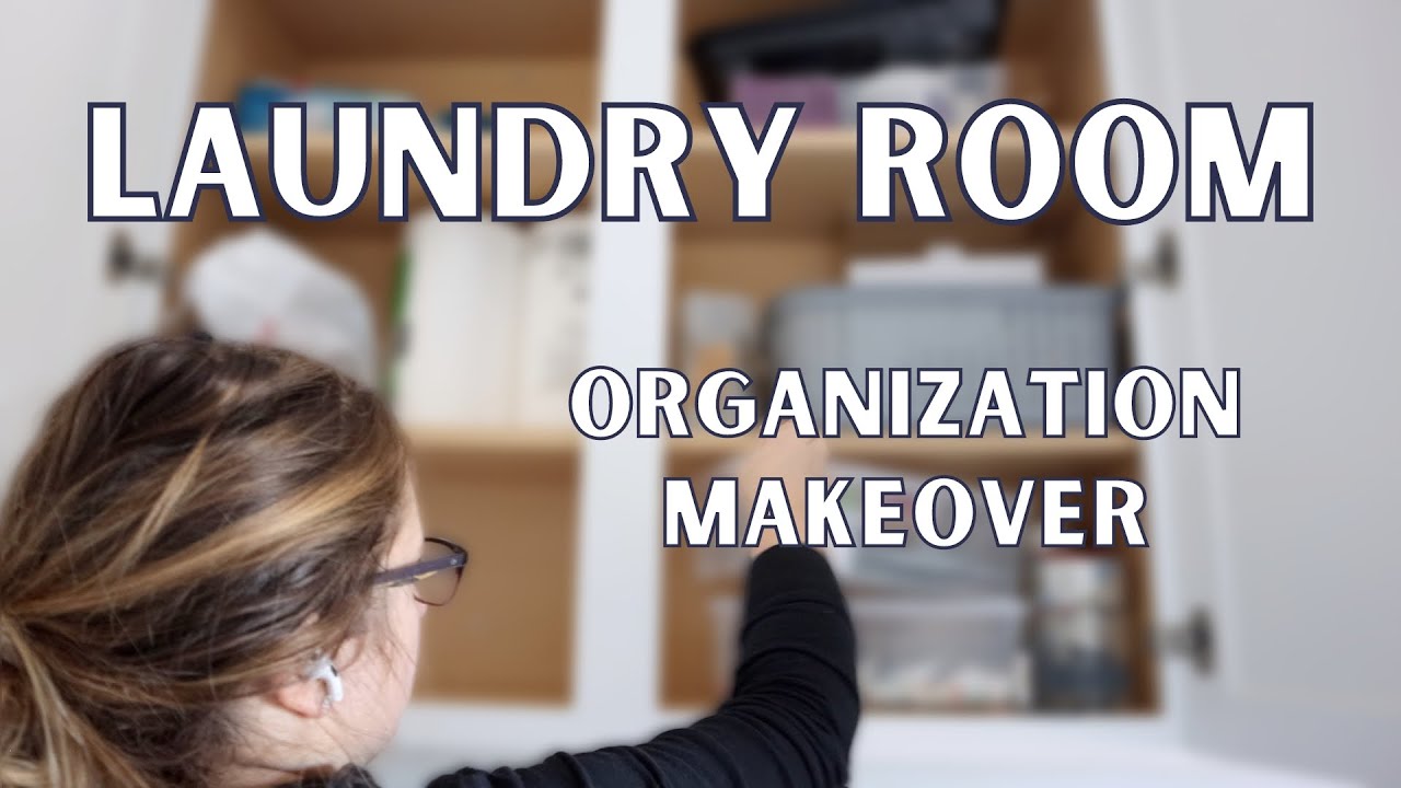 LAUNDRY ROOM FULL TRANSFORMATION | Clean & Organize with Me | Medicine Cabinet