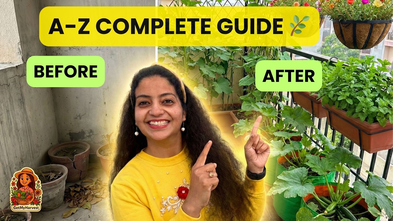 A-Z Guide for Terrace Gardening in India 🇮🇳 | Start Your Sabzi Garden Today! 🥬