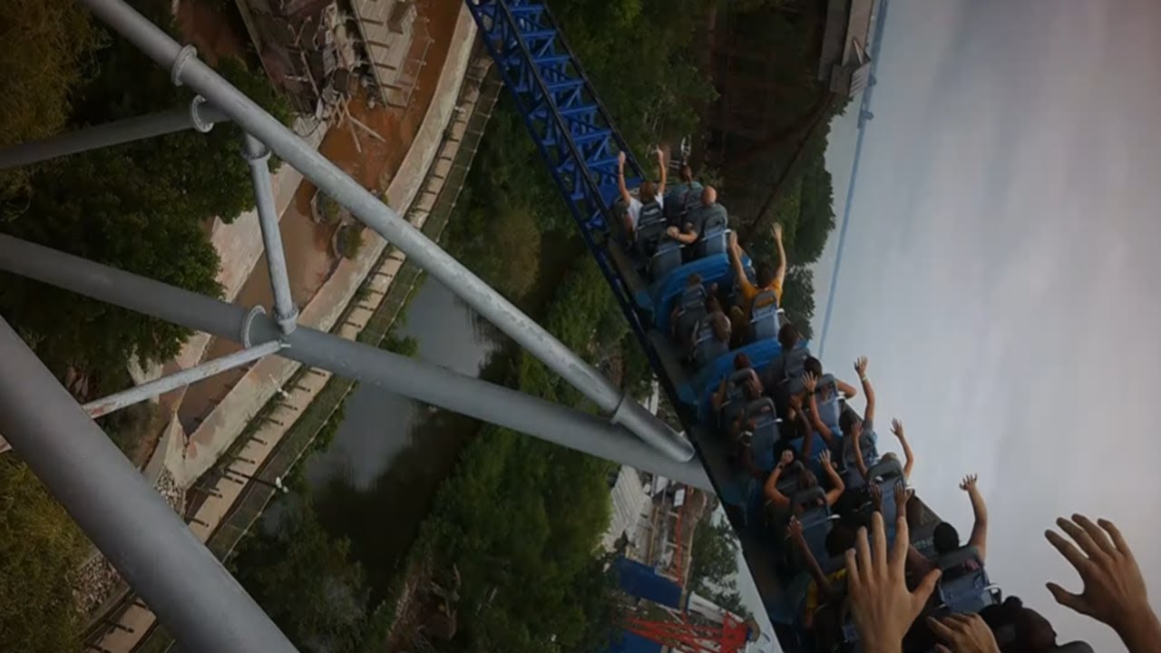 Millennium Force - Cedar Point - Back Row (4K HD POV) - July 2023