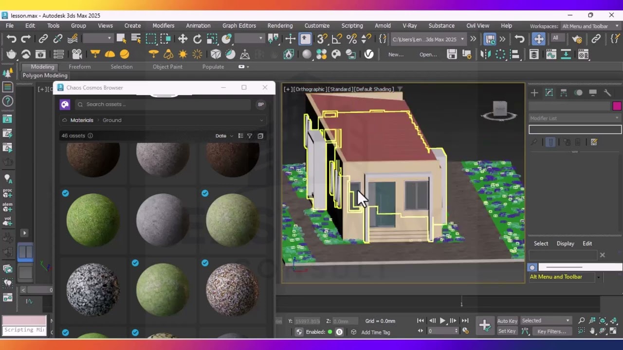 Step 2  How to apply materials in Vray 3DS Max