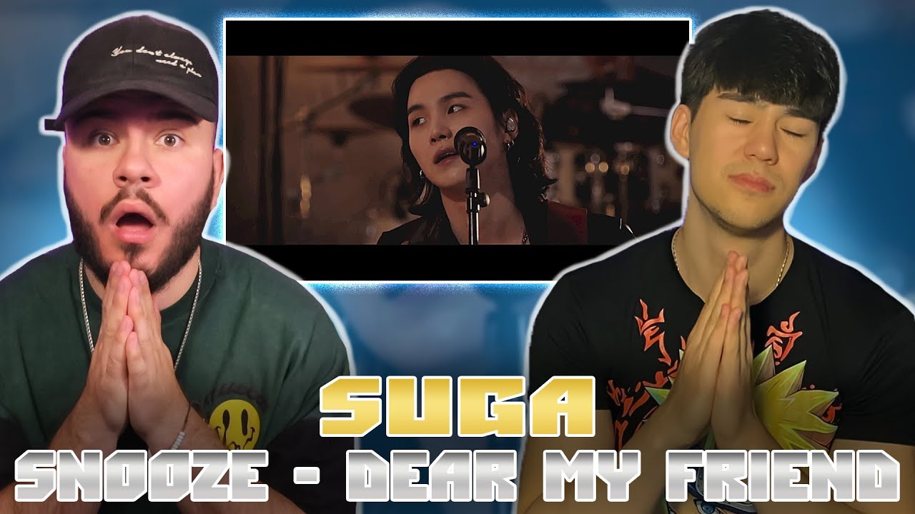 Очень душевный Шуга | Agust D (SUGA) - Snooze x Dear my friend LIVE | РЕАКЦИЯ | REACTION