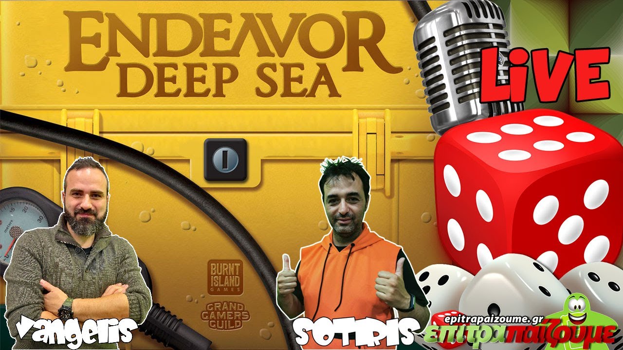 Endeavor Deep Sea - Live Playthrough by Epitrapaizoume.gr