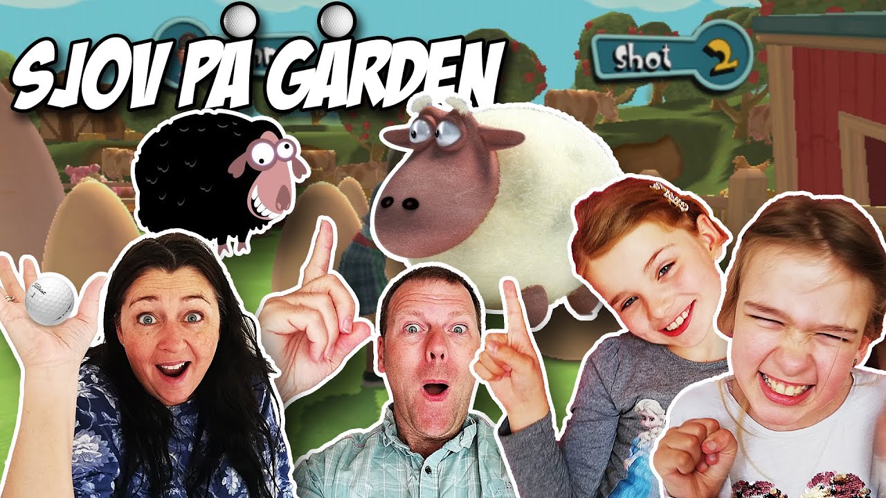 Den STORE FAMILIE-minigolf Turnering Del 2 (AFGØRELSEN) ⛳ Sjov På Bondegården 🐄🐓 (Nintendo Wii)
