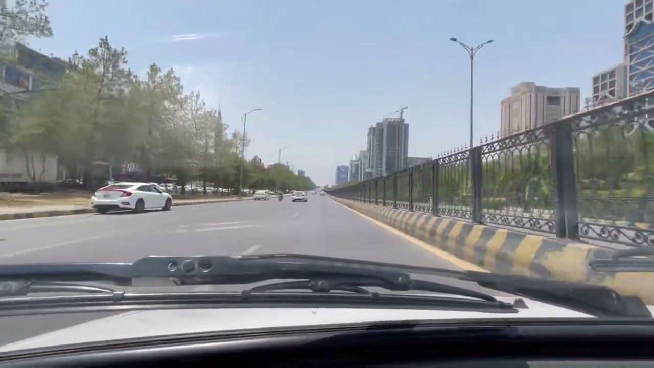 Islamabad Jinnah avenue Drive _ World 2nd Beautiful Capital City - Islamabad Pakistan 🇵🇰  -