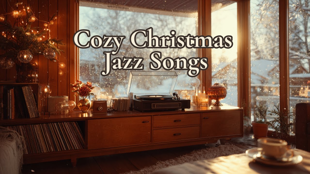 Cozy Christmas Jazz Café — Warm Holiday Coffee Music for Relaxing & Working