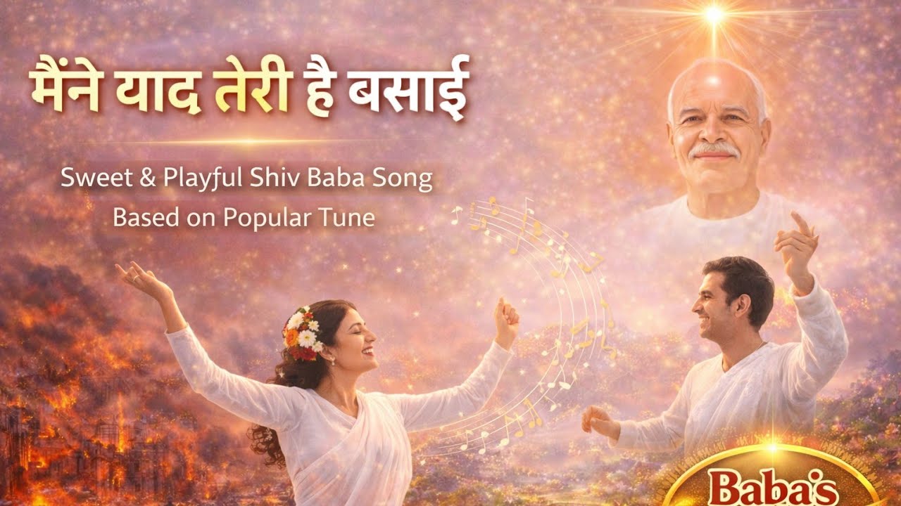 मैंने याद तेरी है बसाई | Sweet Playful Shiv Baba Song | Based on Popular Tune | Baba's Divine Vision