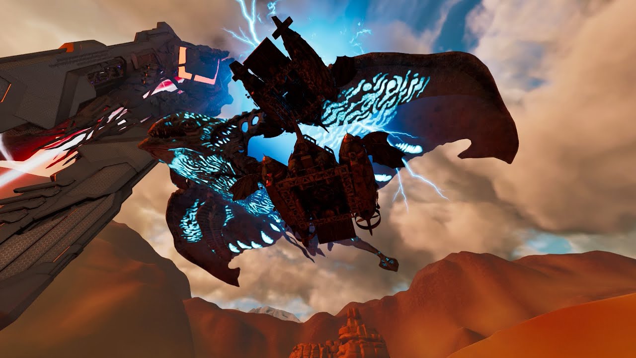 【ASA公式PvE】デザートタイタンをツェッペリンで楽々テイム
