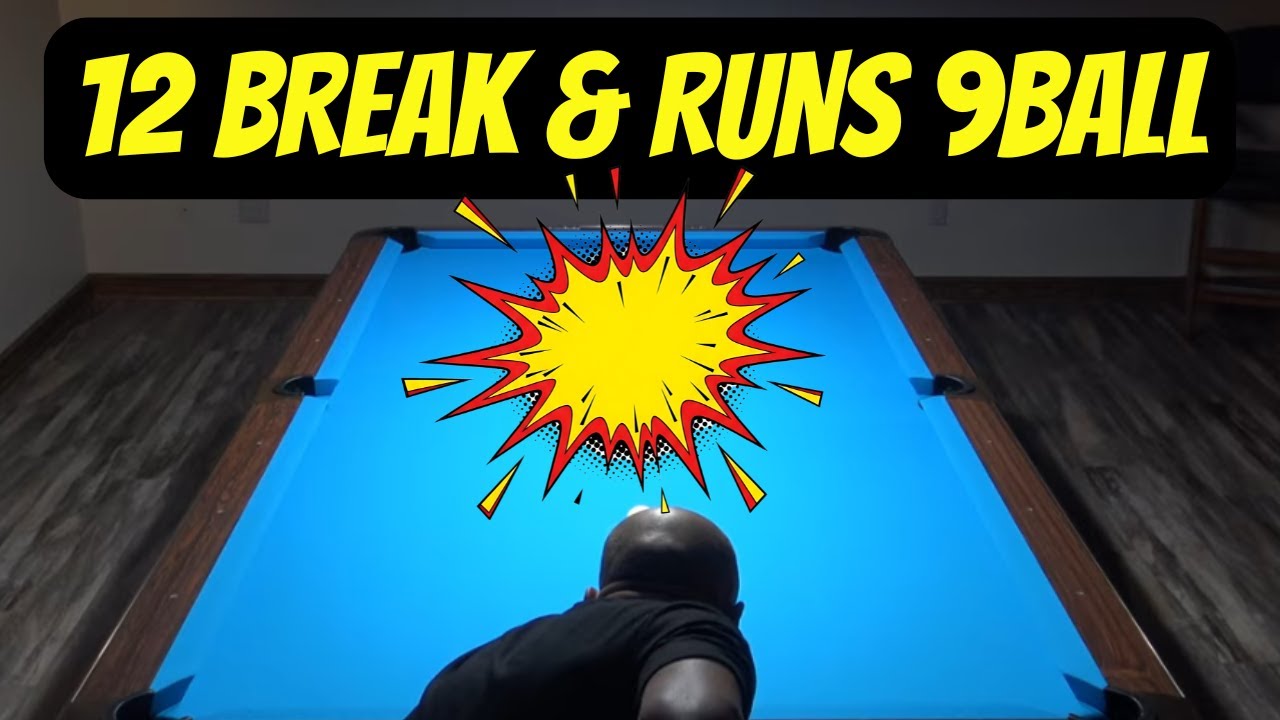 Twelve 9-Ball Break and Run Outs - World 9-Ball Championships 2025 Practice Session in Ohio