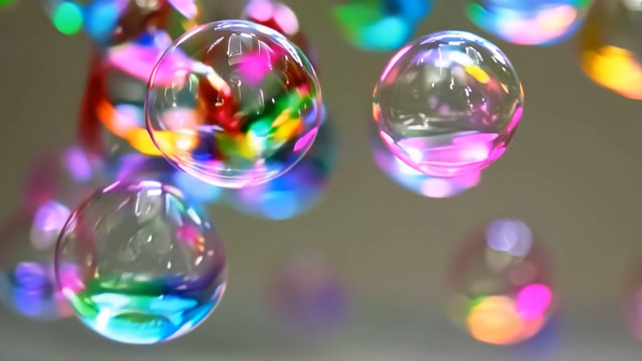 Calming Classroom Music with Soft Bubble Visuals | Gentle Focus & Quiet Time