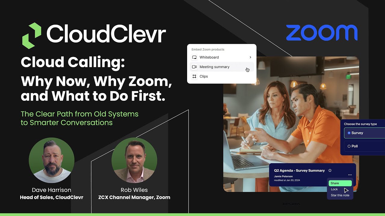 Cloud Calling: Why Now, Why Zoom, and What to Do First – webinar on demand