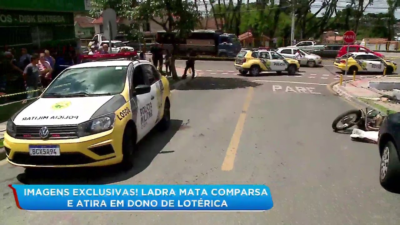 Imagens exclusivas: ladra mata comparsa e atira em dono de lot&eacute;rica