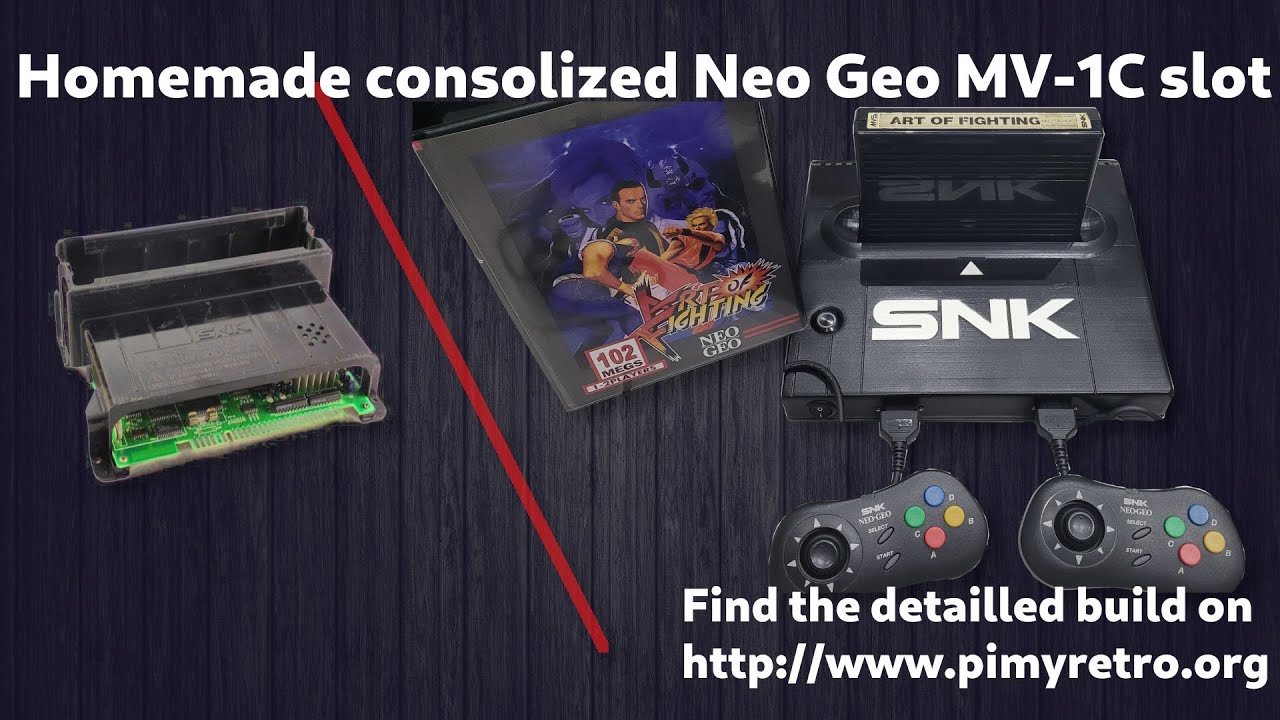 Homemade consolized Neo Geo MVS