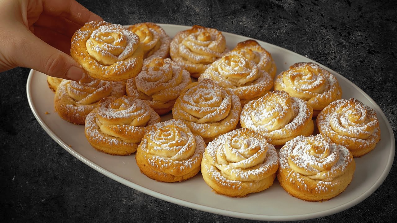 Nur Mehl und Hüttenkäse. Einfaches Rezept für Hüttenkäsekekse. So einfach und lecker!