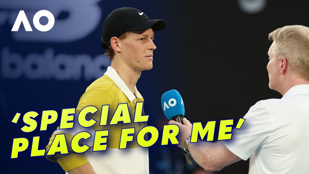 Sinner happy to be back at Rod Laver Arena | Australian Open 2026 | WWOS