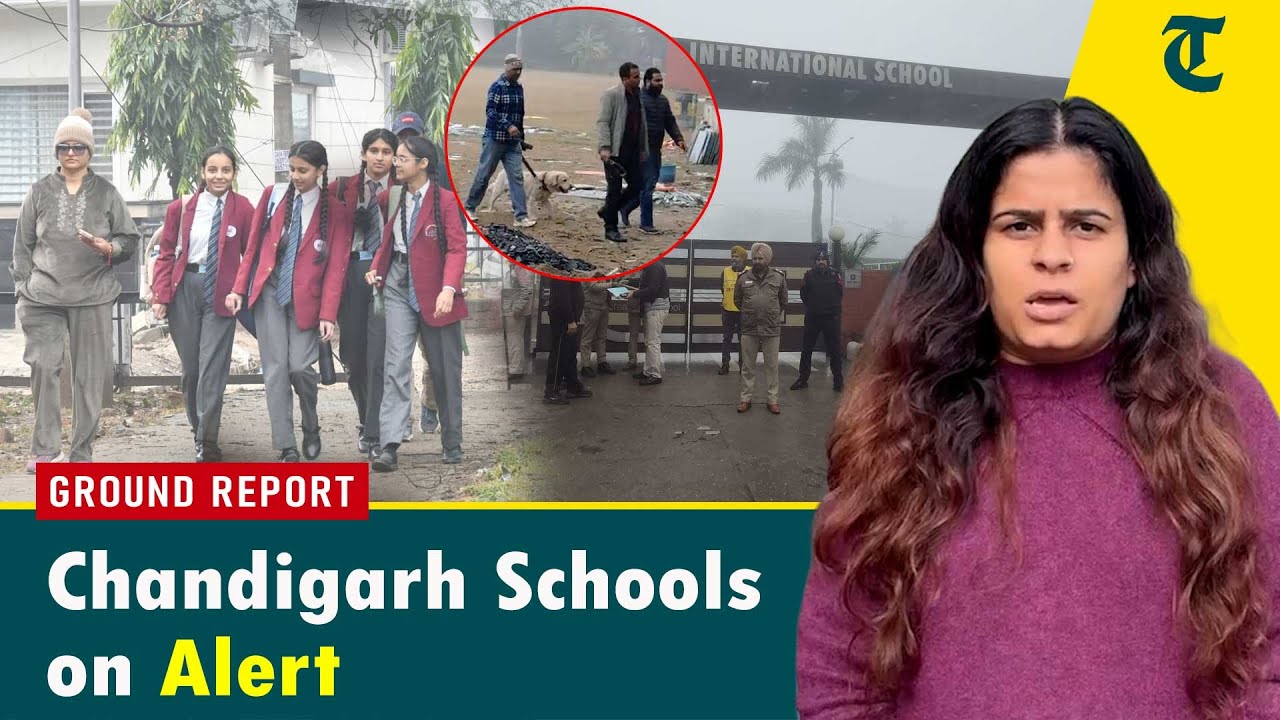 Bomb threat emails sparked panic across Chandigarh, forcing closure of most schools as a precaution