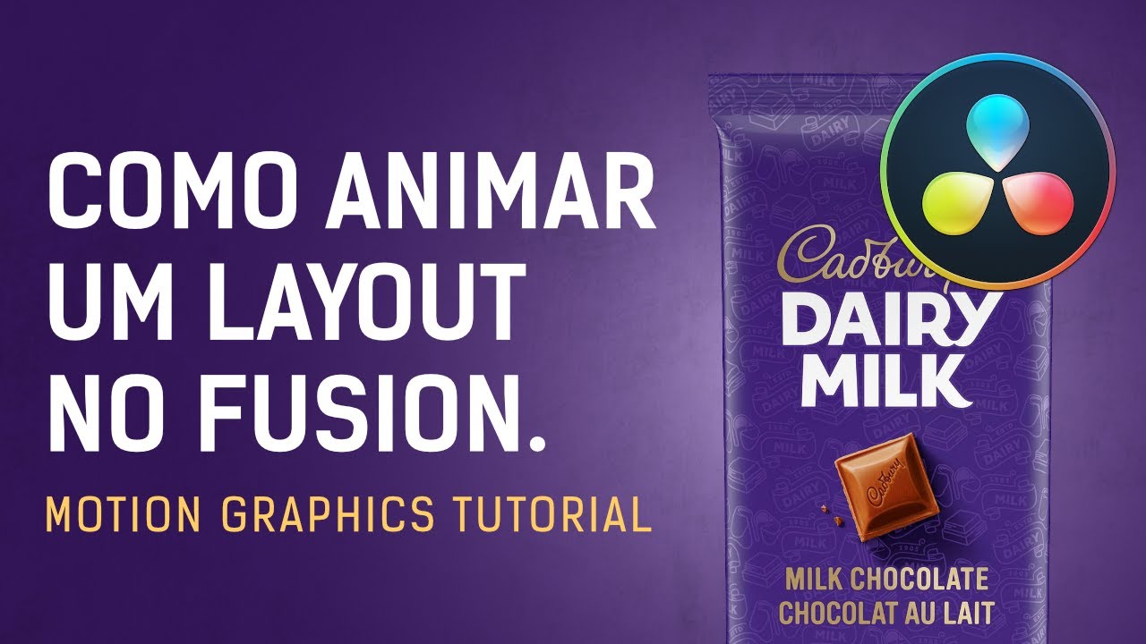 Fusion Motion Graphics - Como importar e animar um layout no Fusion. Criando um anúncio animado.