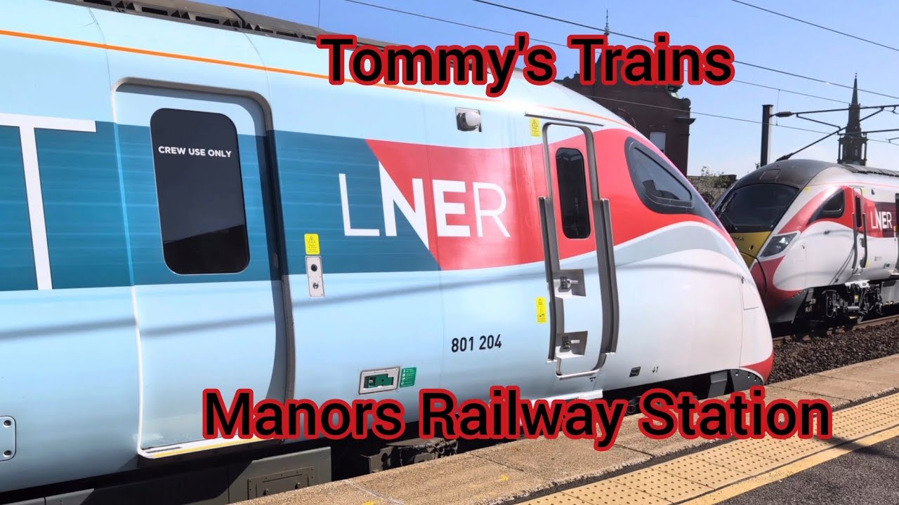 Tommy's Trains - Manors Railway Station 20/05/25