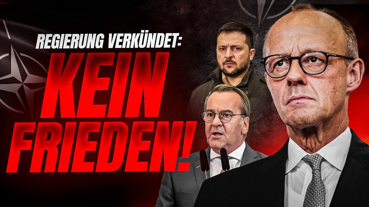 💥OFFIZIELL: KEIN FRIEDEN! Regierung plant mit ESKALATION!