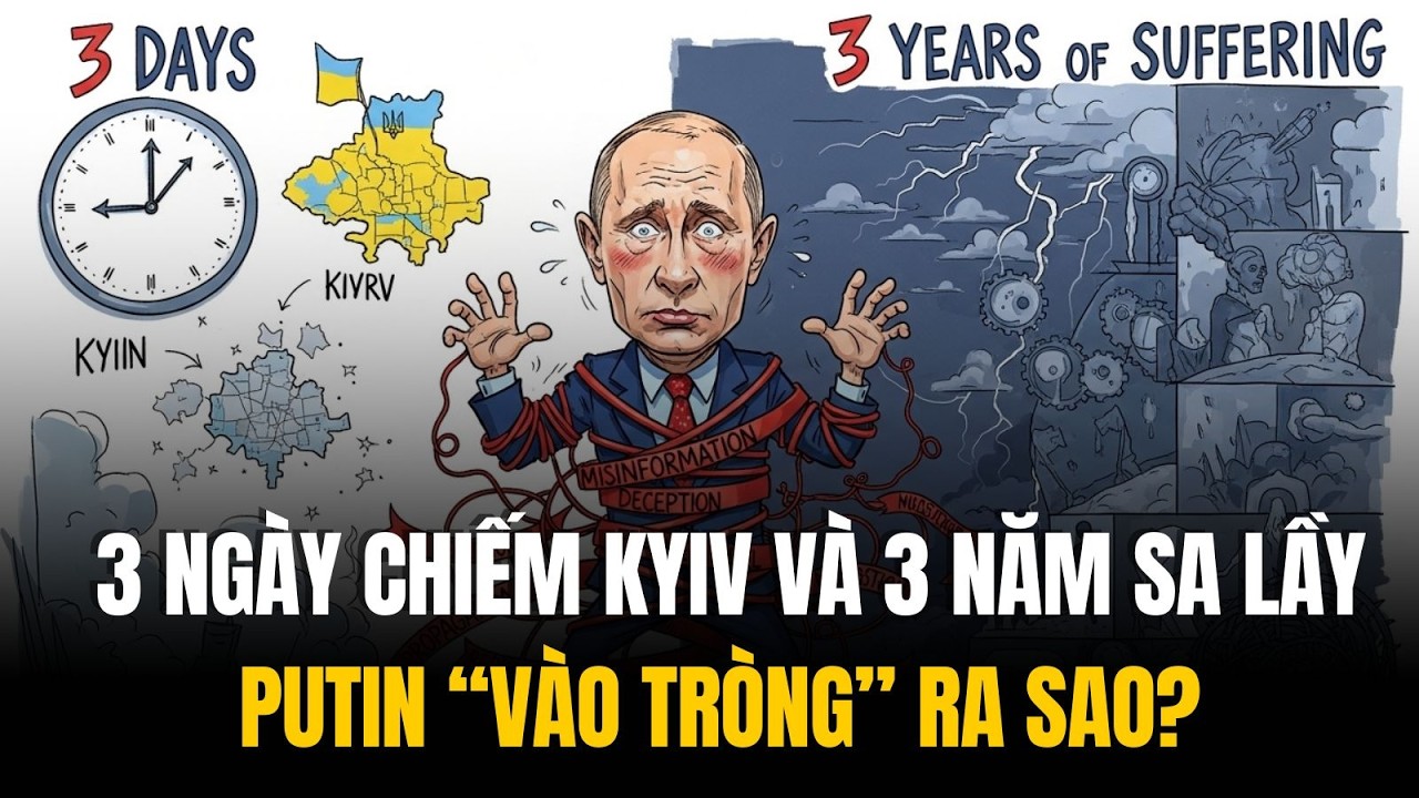 3 NGÀY CHIẾM KYIV VÀ 3 NĂM SA LẦY,  Cú Lừa Tình Báo Thế Kỷ Đã Đưa Tổng Thống Putin Vào Tròng Ra Sao?
