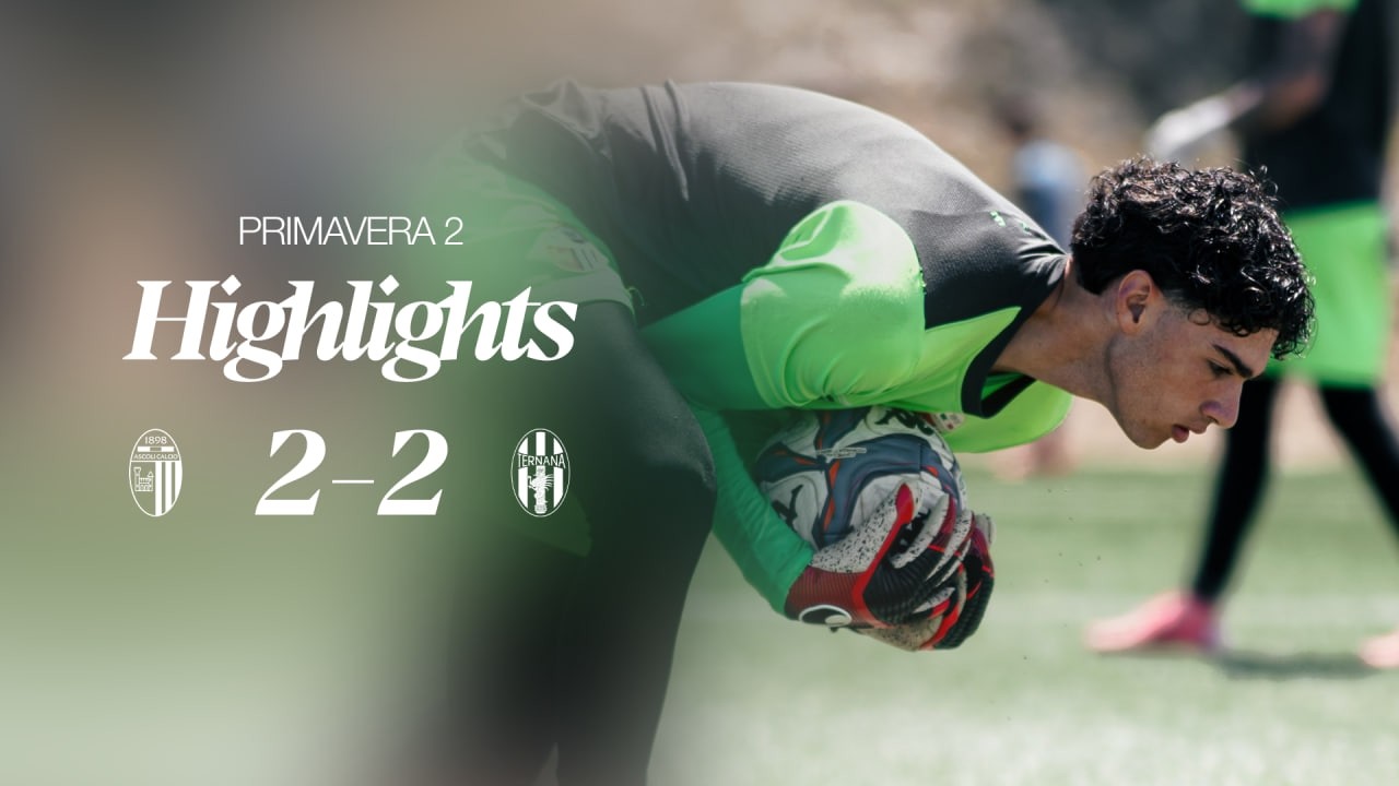 Highlights Ascoli-Ternana 2-2 | Primavera 2 | Ascoli Calcio