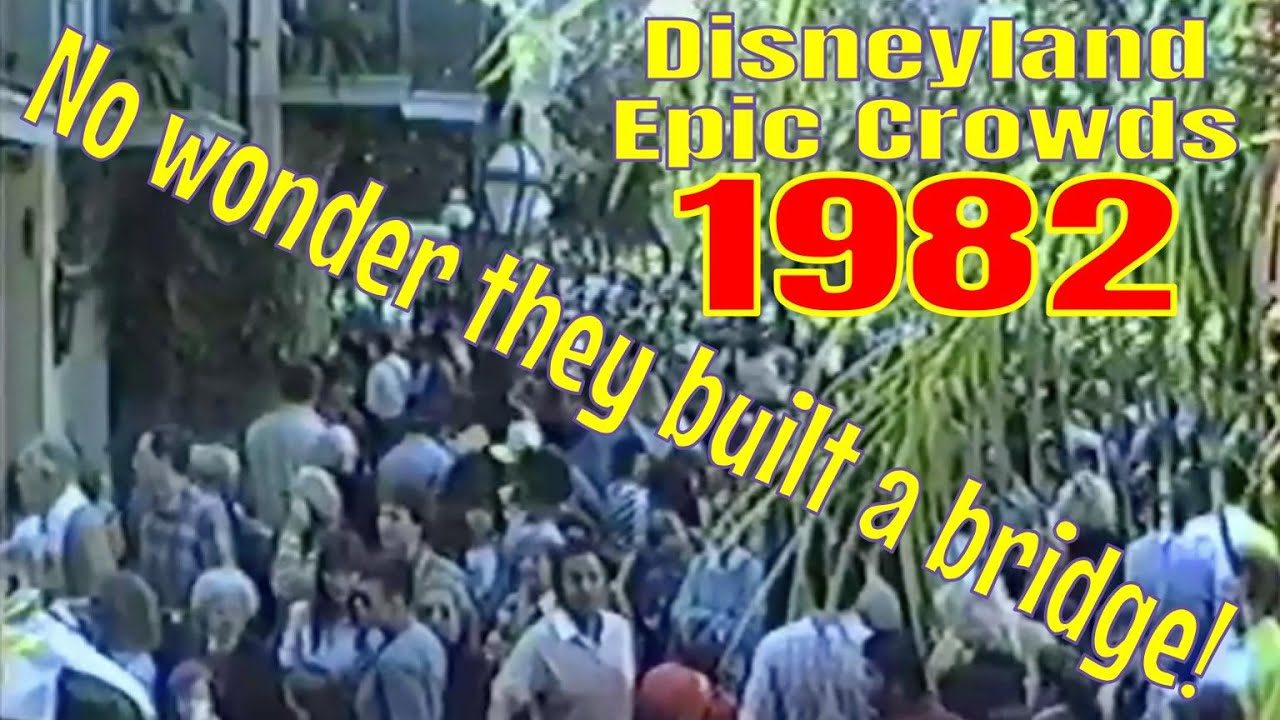 1982 Pirates of the Caribbean Epic Disneyland Crowds