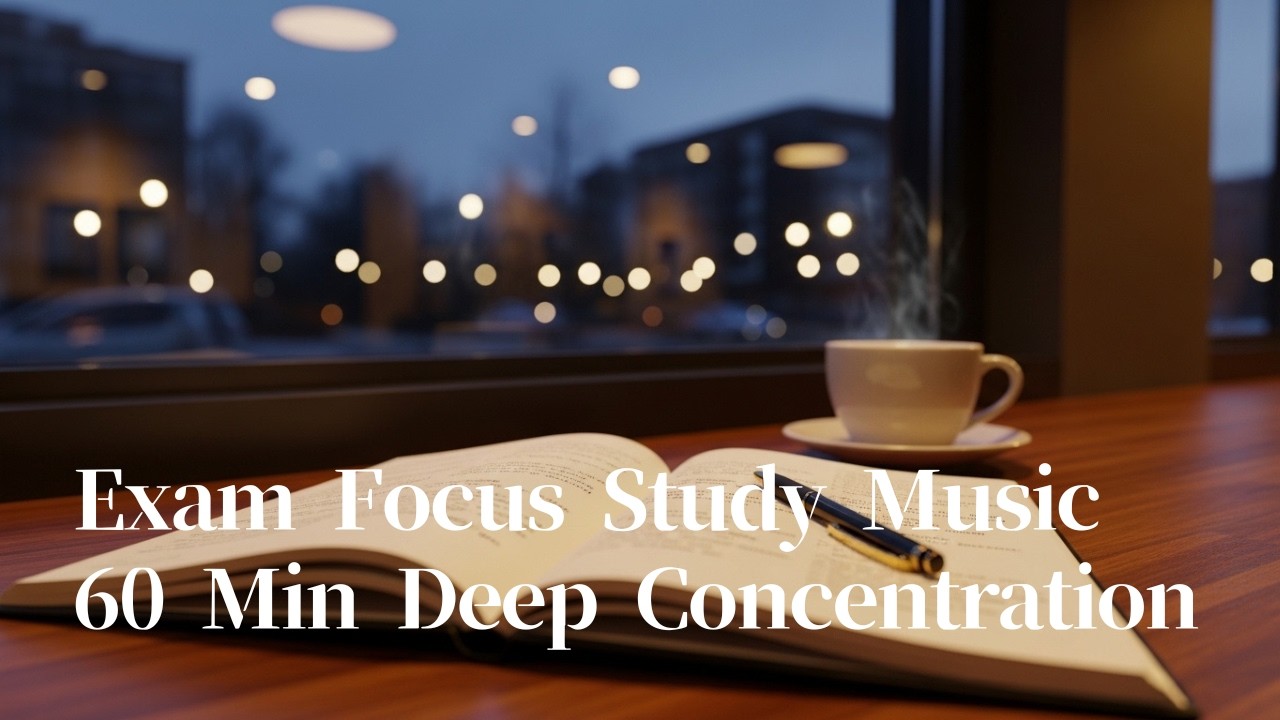 Exam Focus Study Music – Deep Concentration & Calm Motivation (60 Min Flow)