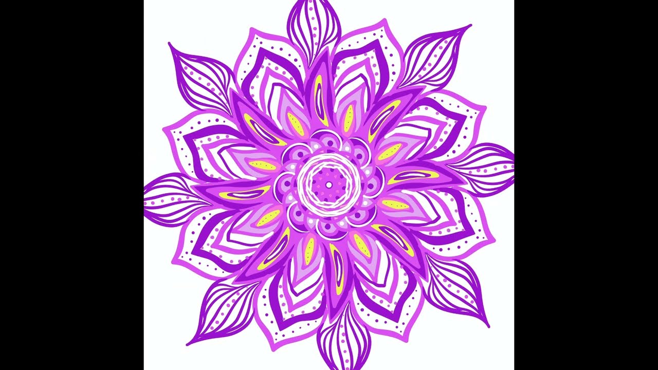 Mandala Art | Satisfying Mandala Art Time-Lapse | Relaxing Drawing Process #mandala #india