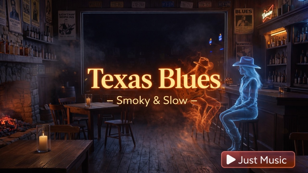 Texas Blues — Smoky Barroom Nights for Slow Reflection & Deep Relax 🎸