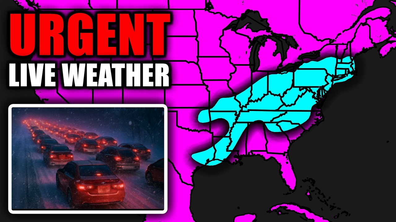 🔴 LIVE - MAJOR WINTER STORM COVERAGE WITH STORM CHASERS ON THE GROUND