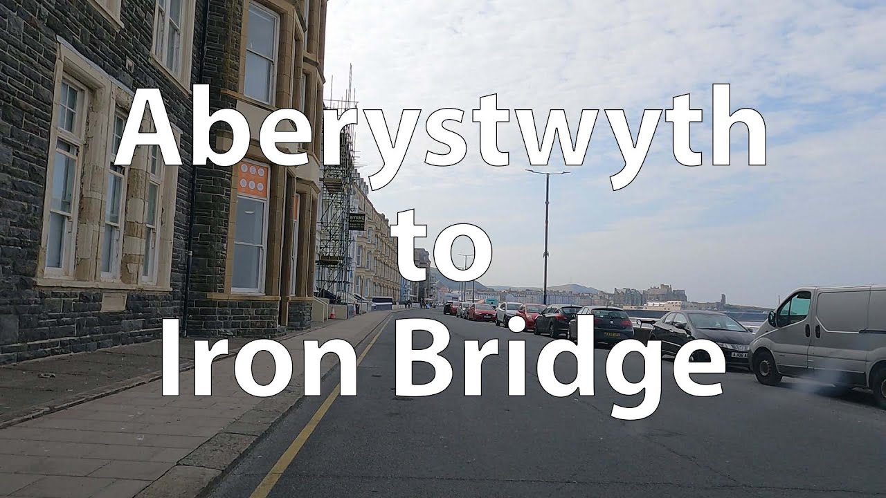 [4K] Driving from Aberystwyth to Iron Bridge (UK)