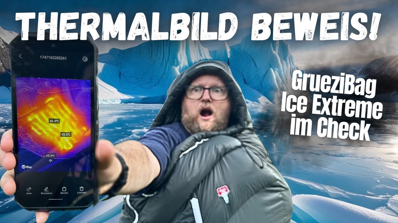 Der SCHLAFSACK für die EISZEIT! GrüeziBag DownWool Hybrid ICE EXTREME | Review - Erfahrungsbericht