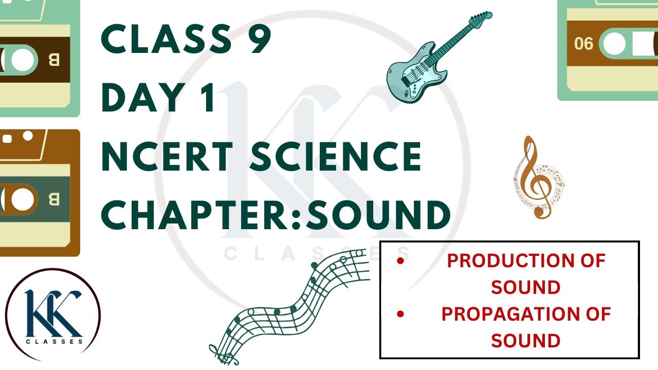CLASS 9 NCERT SCIENCE Chapter SOUND  || DAY  1