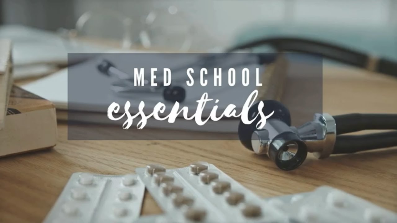THINGS YOU NEED FOR 1ST YEAR MBBS |Med school essentials