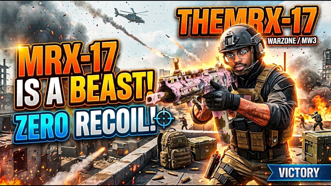 *ZERO RECOIL* MXR-17 CLASS SETUP in Warzone! 😳 (BROKEN)