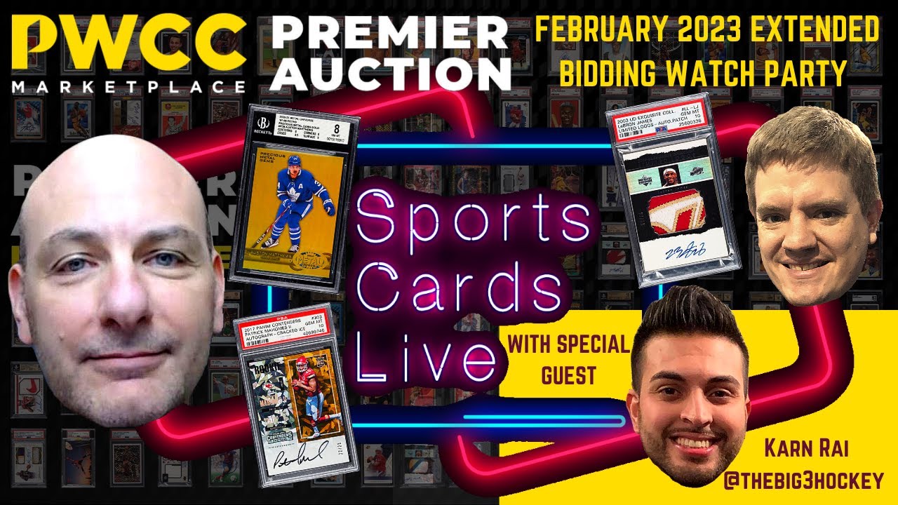 PWCC Live: February 2023 Premier Auction All-Access Extended Bidding Coverage