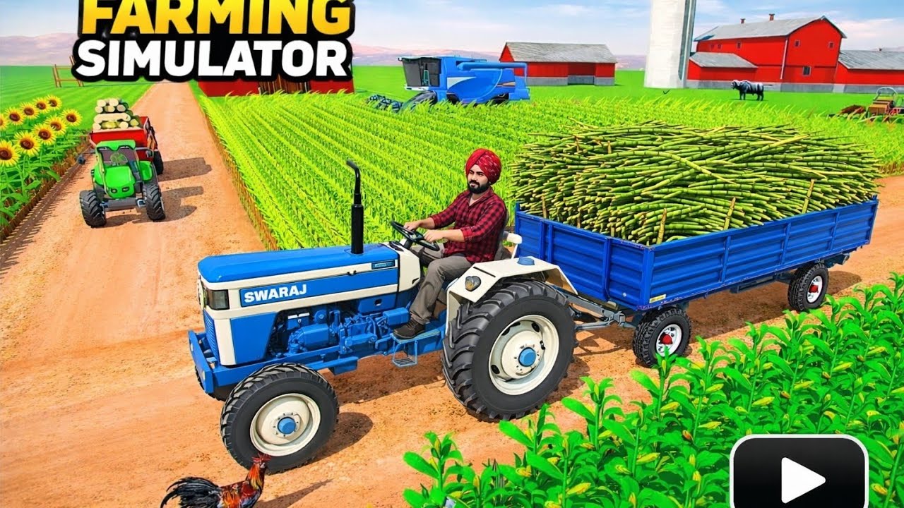 Tractor farming simulator/modern agriculture Tractor Game 