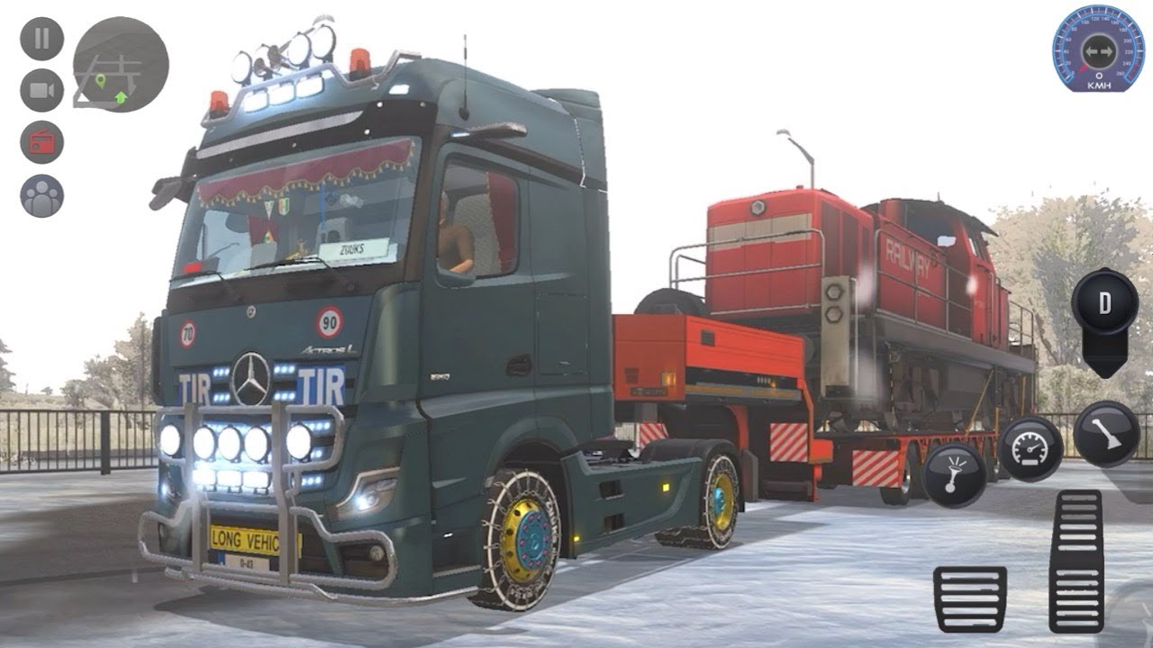 Mercedes-Benz 2023 Model Truck After Adding All Accessories | Truck Simulator : Ultimate Gameplay