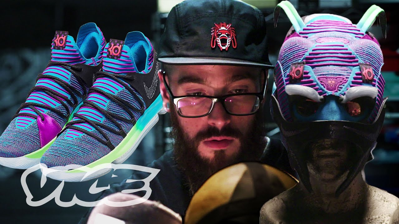 This Dude Destroys $35,000 Sneakers to Create Gas Masks