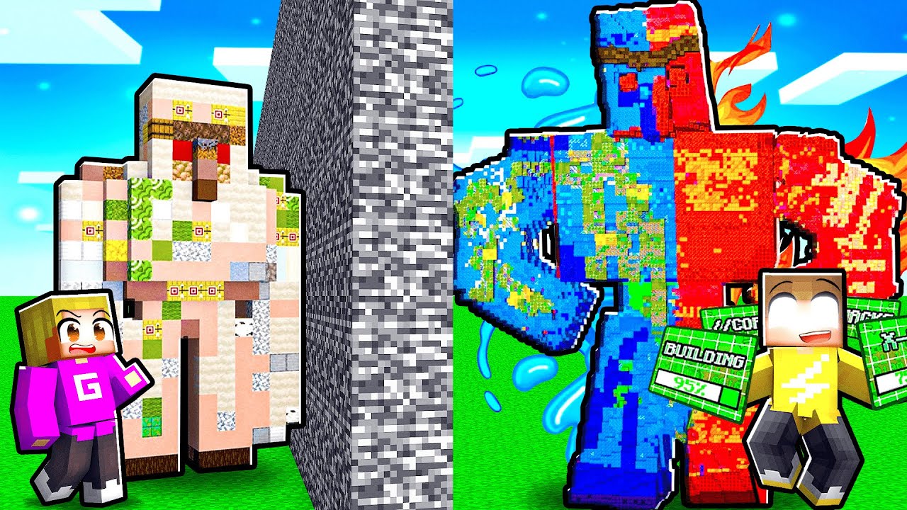 Ik SPEELDE VALS In Een BOUW CHALLENGE TEGEN Giel!