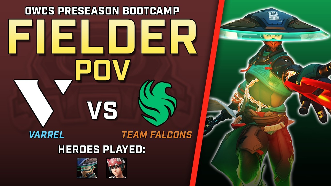 [ Fielder] Only 5% of His TRUE Power | Varrel vs Team Falcons | OWCS Preseason Bootcamp