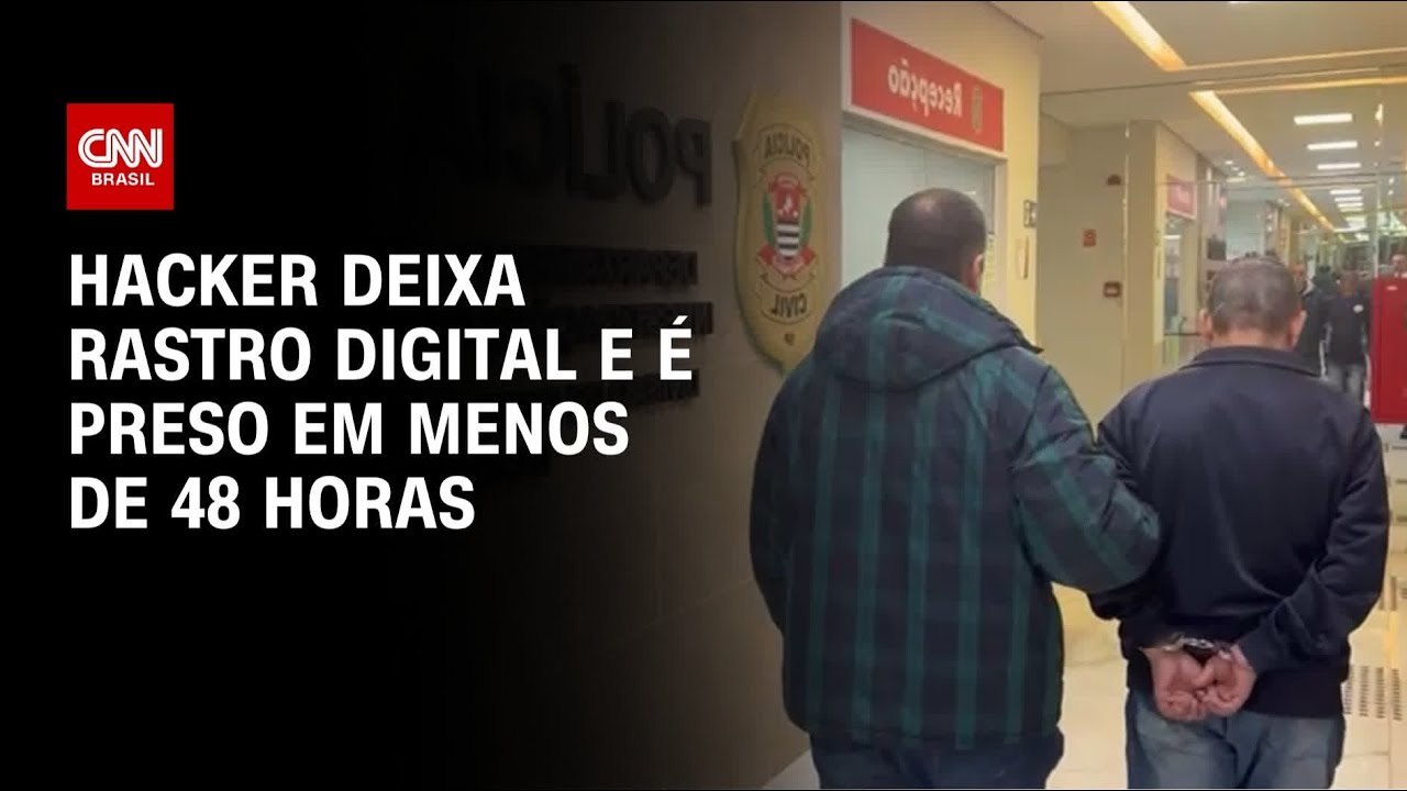 Hacker deixa rastro digital e é preso em menos de 48 horas | CNN PRIME TIME
