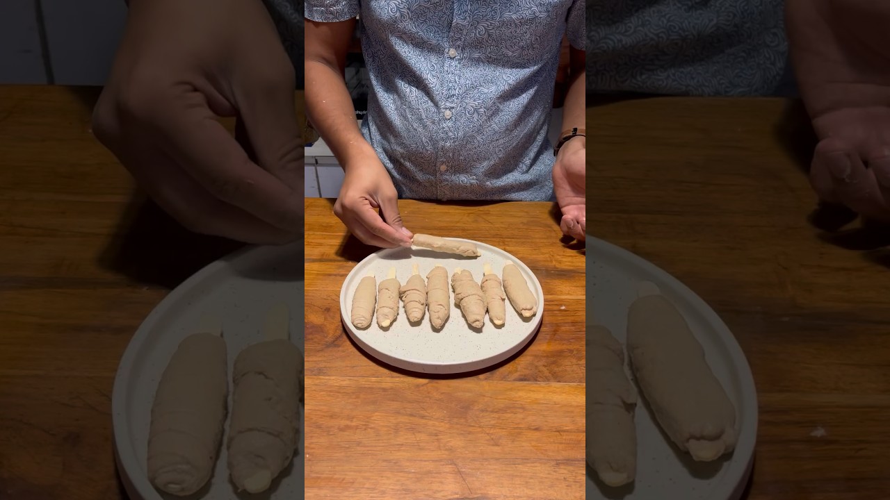 Soya Chaap Sticks from Scratch | Chaap Recipe | #shorts