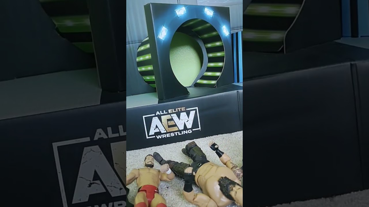 WWE/AEW action figure OMG moments #wwe #wrestling #aew #extreme #actionfigure #omg #egw #table