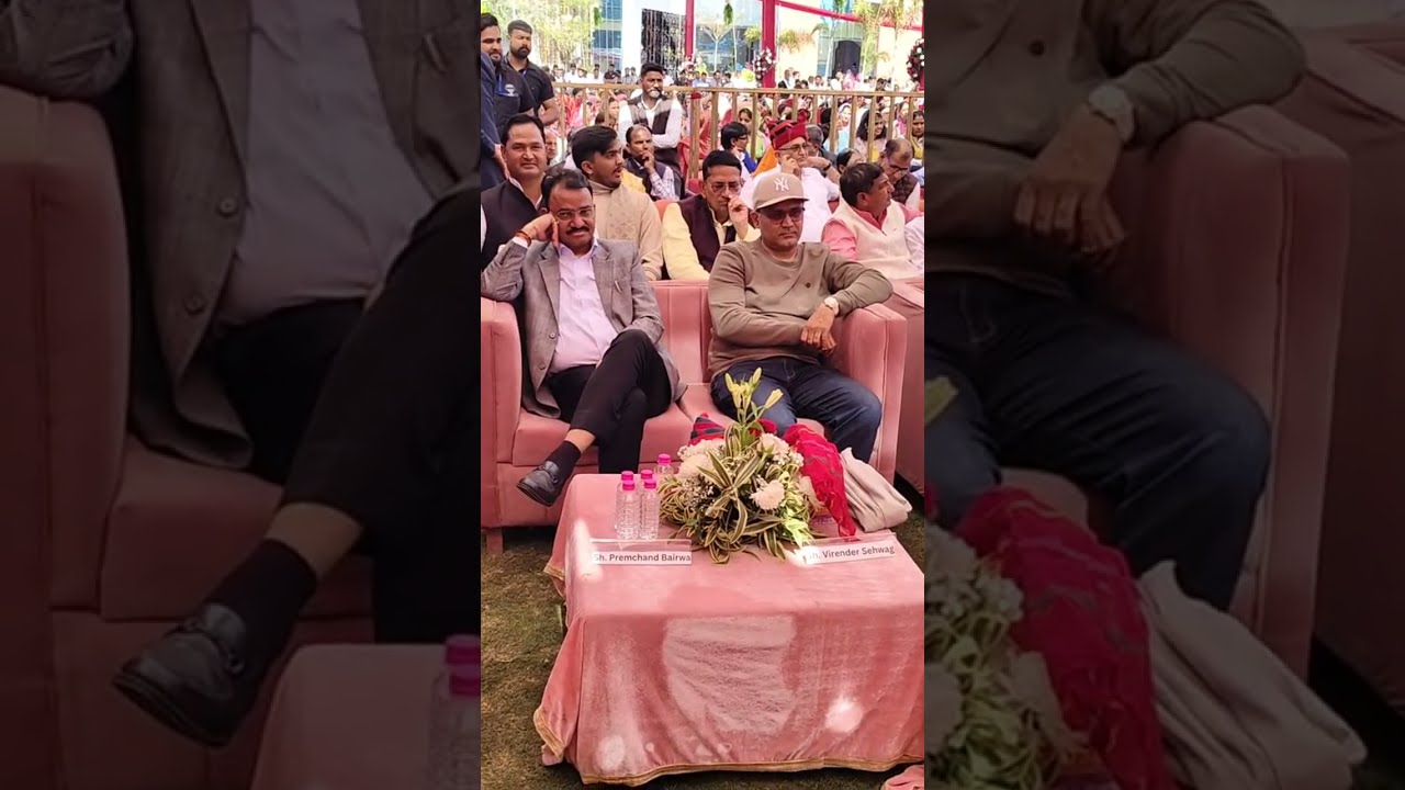 हेमा मालिनी और वीरेंद्र सहवाग पधारे MG ग्लोबल स्कूल में, देखें लाइव