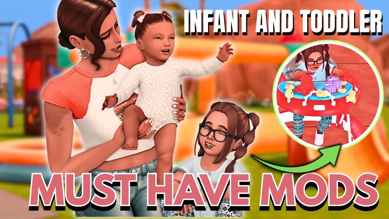 Must Have Sims 4 Mods for Infants & Toddler Family Gameplay