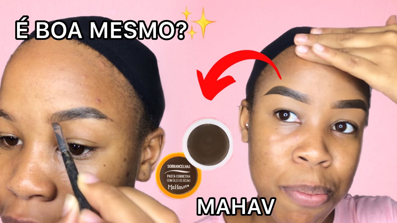 TESTEI O GEL DE SOBRANCELHAS DA MAHAV😱| Por Samyra Priscila